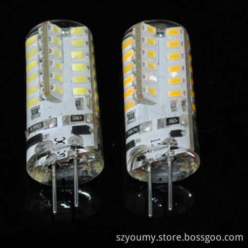 G4 AC/DC 12V 48 LED 2.5W Silica Gel Corn Bulb LED Light, 3014 SMD